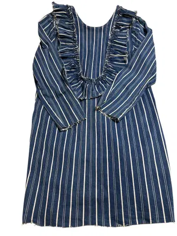 ZARA 데님 원단 커팅 원피스