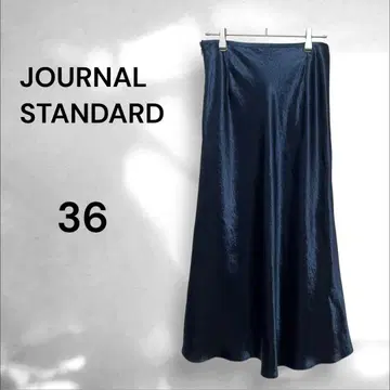 레사주 저널 스탠다드) 새틴 롱 스커트 포멀