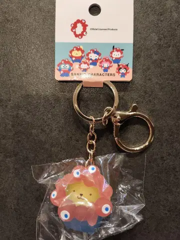 미야쿠미야쿠 변신 입체 마스코트 클리어 컬러 키링 폼폼푸딩