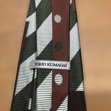 TOKIO KUMAGAI 스트라이프 패턴 넥타이