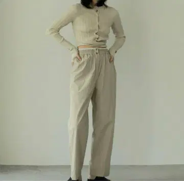 anuke Stripe 러프 팬츠