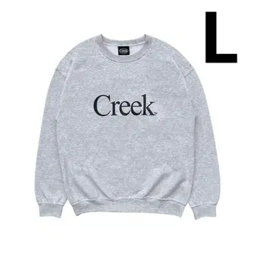 creek 맨투맨 그레이 L