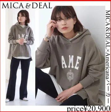MICA & DEAL Americana 별주 맨투맨 후드티 AME 후드티