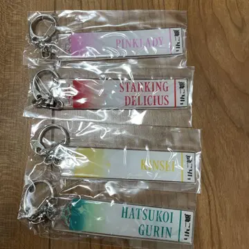 사과 아가씨 키링 4종 세트