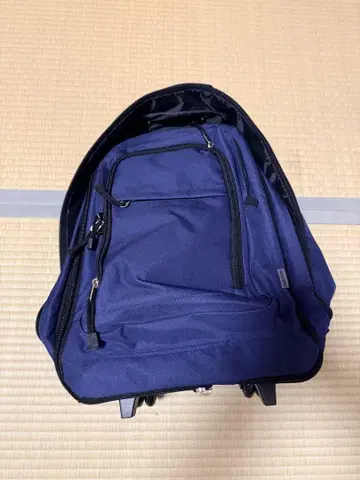 산와다이렉트 캐리 백팩 확장 기내 반입 네이비