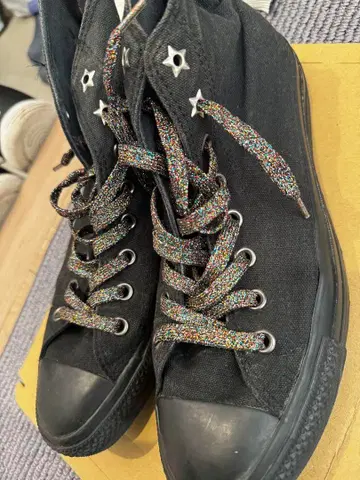 Converse ALLSTAR 블랙 하이컷 스니커즈