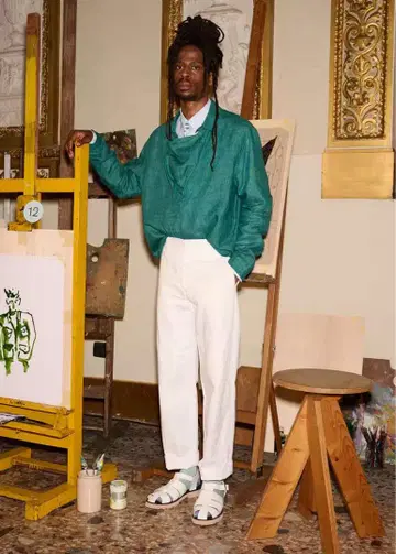 폴스미스 25ss 컬러 린넨 풀오버 셔츠