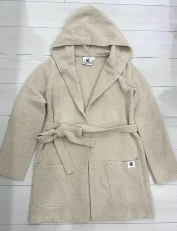 kashwere 카시웨어 후데트 가디건 가운 로브 새상품급