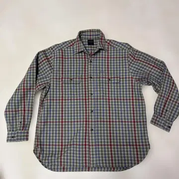 NEW ERA 체크 무늬 긴팔 셔츠 플란넬