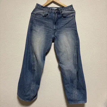 NVRFRGT 3D TWISTED WIDELEG JEANS size1