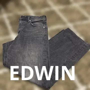 EDWIN GE505 그레이 스트레이트 데님 S