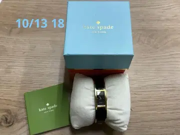 케이트 스페이드 블랙 골드 시계