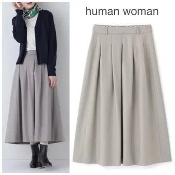 새상품급 2024 human woman 울 100% 워셔블 스커트 M
