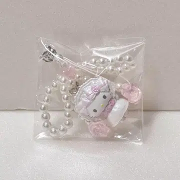산리오 화이트 프릴 디자인 시크릿 스트랩 키티 헬로키티