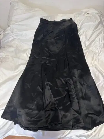 블랙 플레어 스커트 S