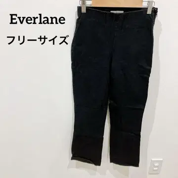 해외 구제 의류 Everlane [프리 사이즈] 블랙 캐주얼 팬츠