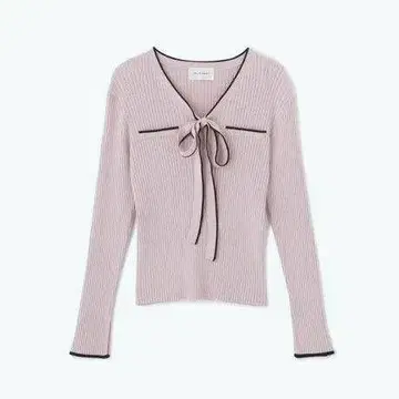 [새상품급] 바이컬러 보타이 리브 니트 JILL BY JILLSTUART