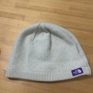 THE NORTH FACE 니트 모자 베이지