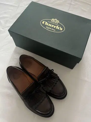 처치스  다크 브라운 로퍼