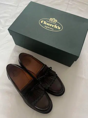 처치스  다크 브라운 로퍼