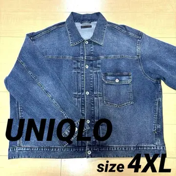 새상품급 UNIQLO 유니클로 데님 자켓 퍼스트 타입 4XL