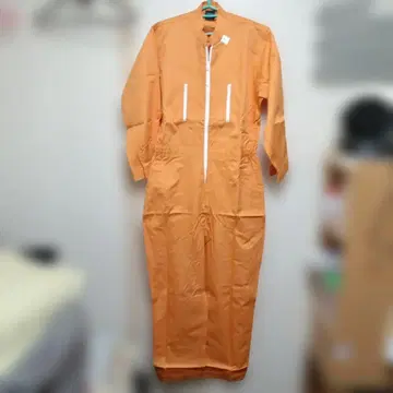 Jatexel 코튼 작업복 커버올 오렌지