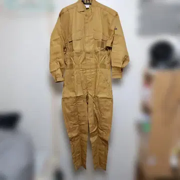 SUN PISK 힙 오픈컷 점프수트 머스타드 기업 print