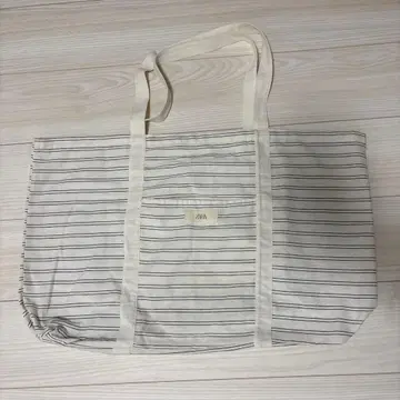 ZARA 스트라이프 토트백