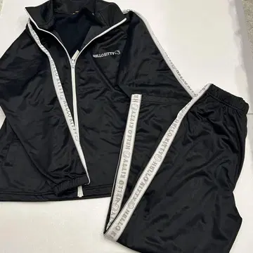 일본 한정판 [새상품급] 블랙 상하의 저리 세트 키티 KITTY