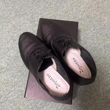 Tepatito 블랙 가죽 신발 38.5