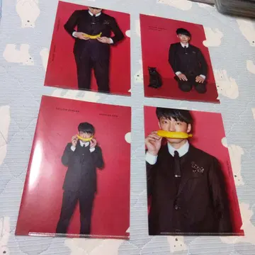 호시노 겐 yellow dancer 클리어 파일 4장 세트