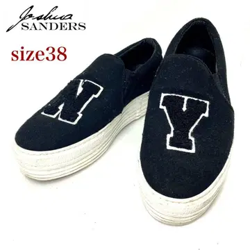 Joshua SANDERS 통굽 스니커즈 슬립온 NY size 38