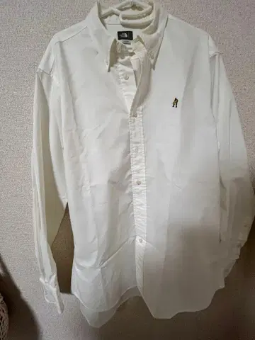 THE NORTH FACE 화이트 긴팔 셔츠 레귤러