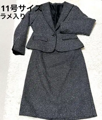 새상품급 이온 탑밸류 여성 수트 라메 믹스 졸업식 포멀