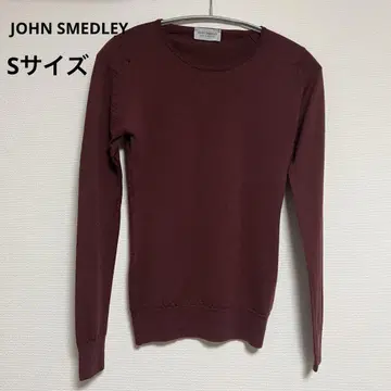 [컨디션 최상] JOHNSMEDLEY 존스메들리 크루넥 니트 보르도