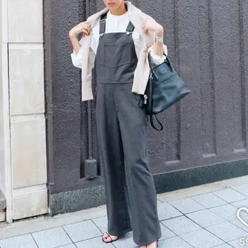machatt 마차트 살로펫 그레이 플라노 소재 오버롤