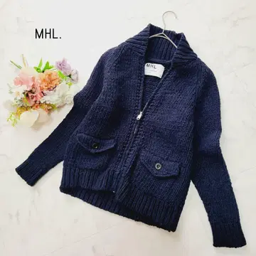 마가렛호웰 MHL 네이비 니트 자켓