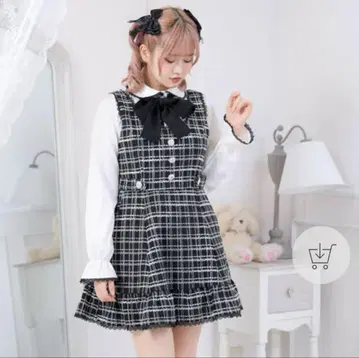 유메텐보 비쥬 프릴 점프 스커트 L