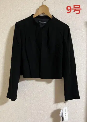 새상품 도쿄 소와르 SOIR PERLE 관혼상제 노카라 자켓 9호