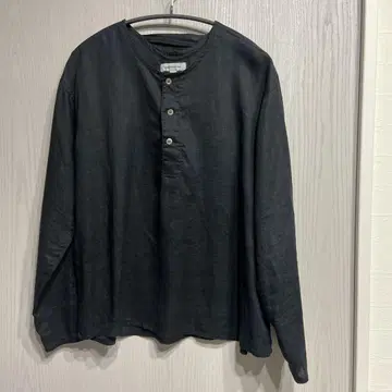 ORDINARY FITS 블랙 긴팔 셔츠