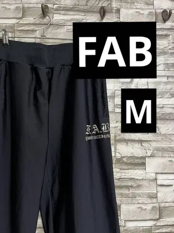 FAB 파브 저리 M 택 포함 블랙 실버