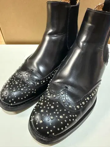 church 쳐치 사이드 고어 부츠 스터드