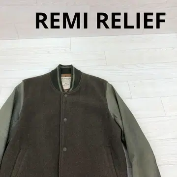 REMI RELIEF 레미 레리프 울 바시티 자켓