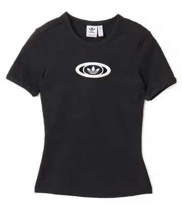 adidas 블랙 반팔 티셔츠