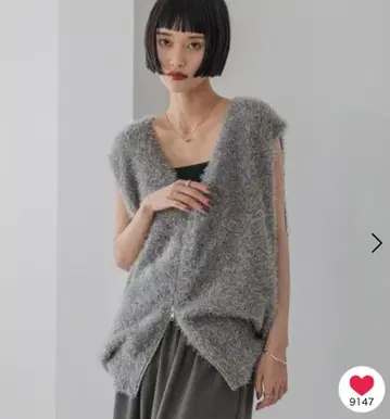 LOWRYS FARM 샤기 ZIP 베스트