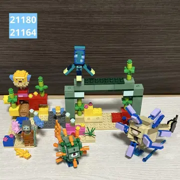 레고 마인크래프트 21180과 21164