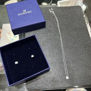 Swarovski 목걸이 & 귀걸이 세트