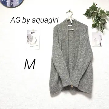 10331 AG by aquagirl 니트 가디건 M 알파카 혼방