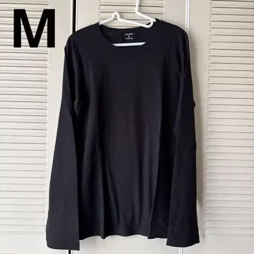 CABANE de zucca 블랙 긴팔 셔츠