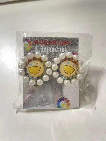 Murakami x Liquem 스마일 플라워 귀찌